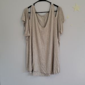 Maurices: 24/7 Peek-a-boo Sleeved shirt